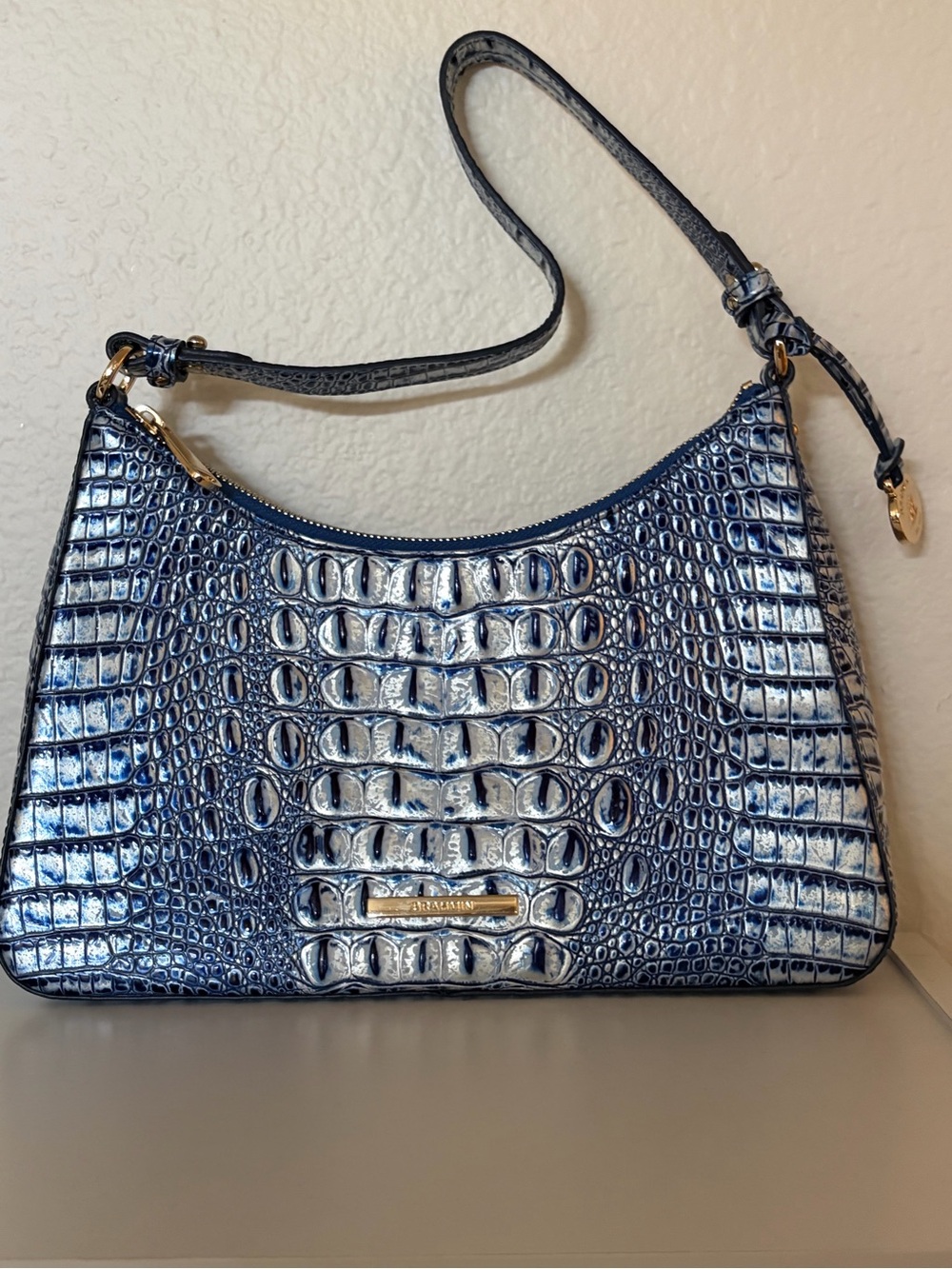 Brahmin Esme Shoulder Bag Coastal Blue Melbourne